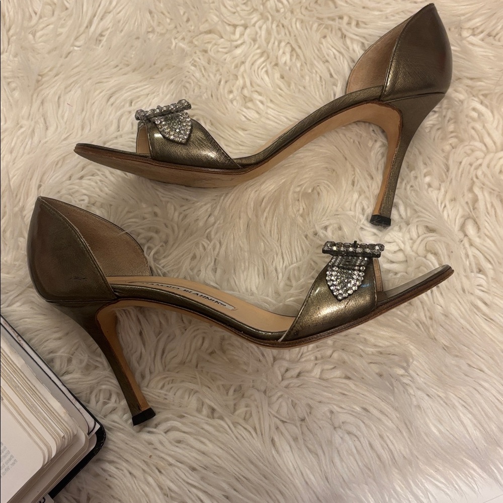 Gorgeous Manolo Blahnik peep toe heels 👠💃🏻 - Picture 9 of 12